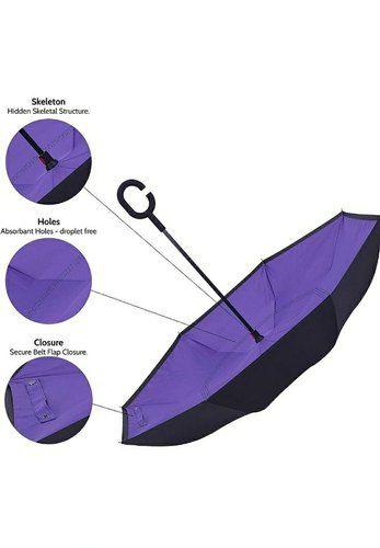 Double Layer Strong waterproof Umbrella with C- Shape Handle : Cash on Delivery 3-4 Days | Free Home