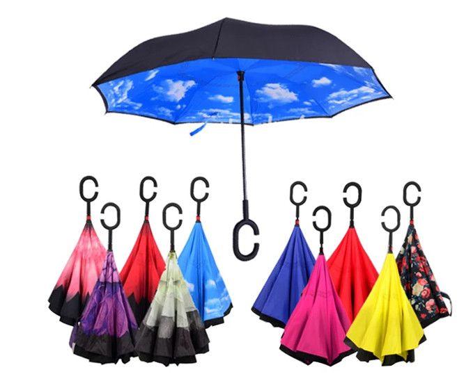 Double Layer Strong Waterproof Umbrella with C-Handle. COD Abelebal